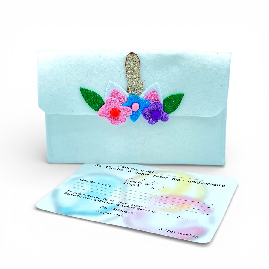 Invitation Anniversaire Licorne