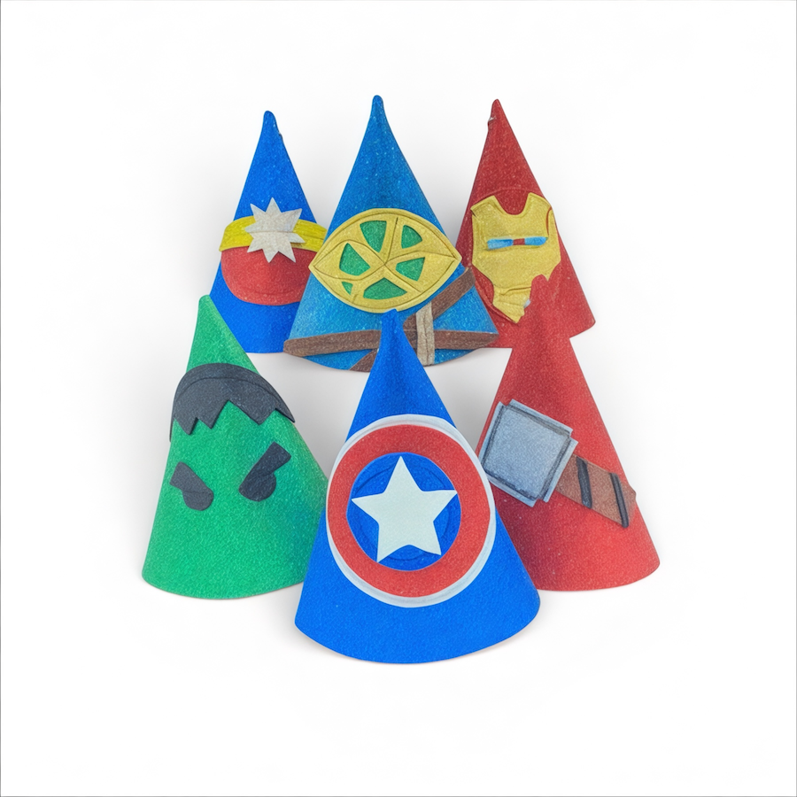 Chapeaux De Fête Anniversaire Super-héros