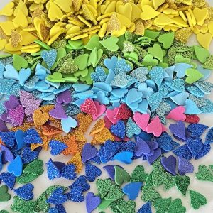 Confettis Décoratifs Coeurs